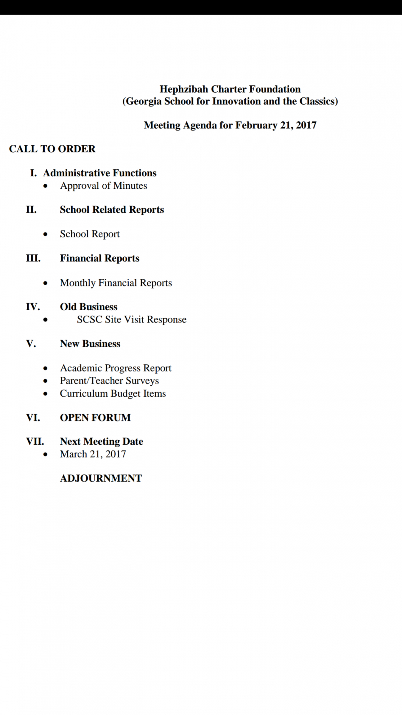 Booster Club Meeting Minutes Template