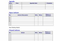 printable 46 effective meeting agenda templates ᐅ templatelab multi day meeting agenda template word