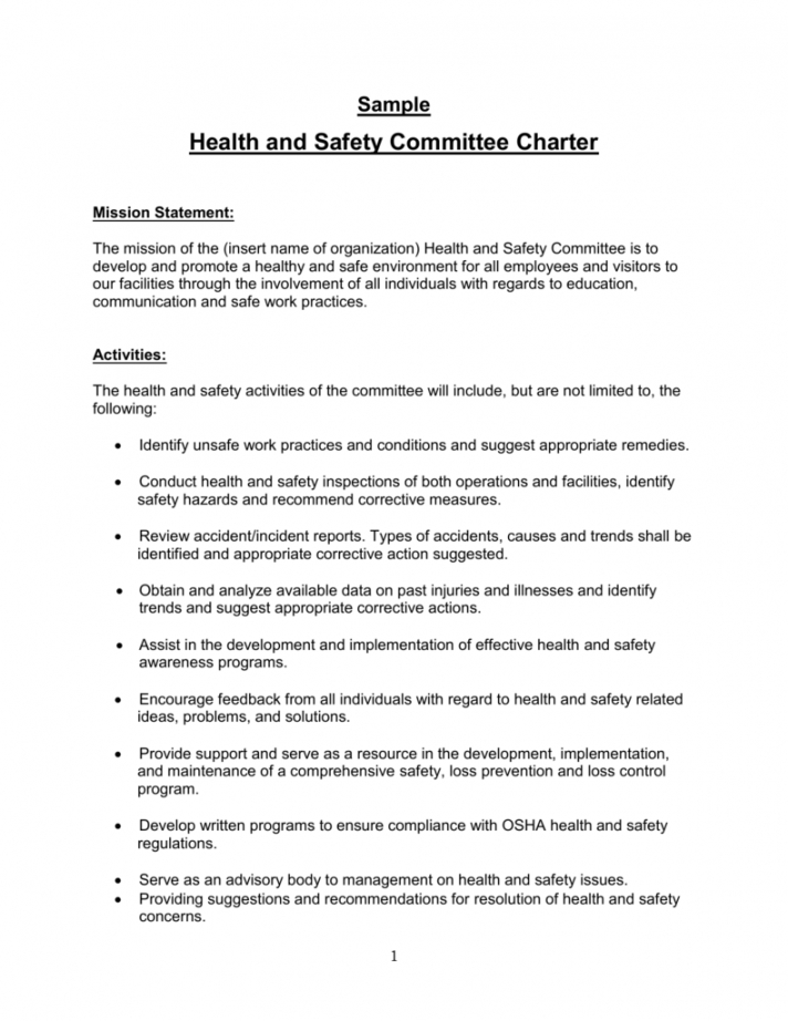 sample-health-and-safety-committee-charter-safety-committee-meeting