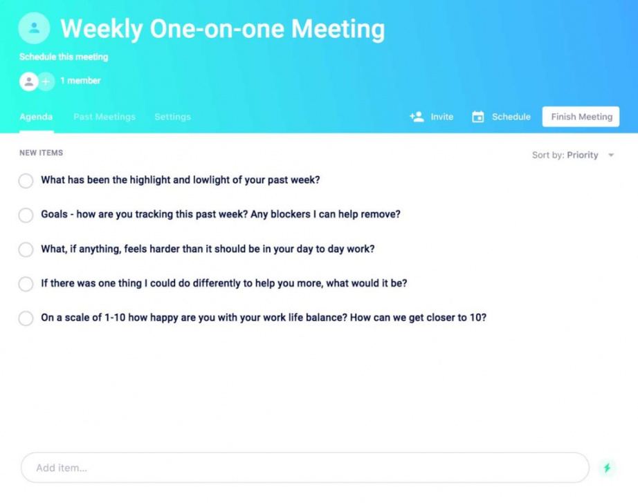 3 weekly meeting agenda templates  soapbox weekly one on one meeting agenda template doc