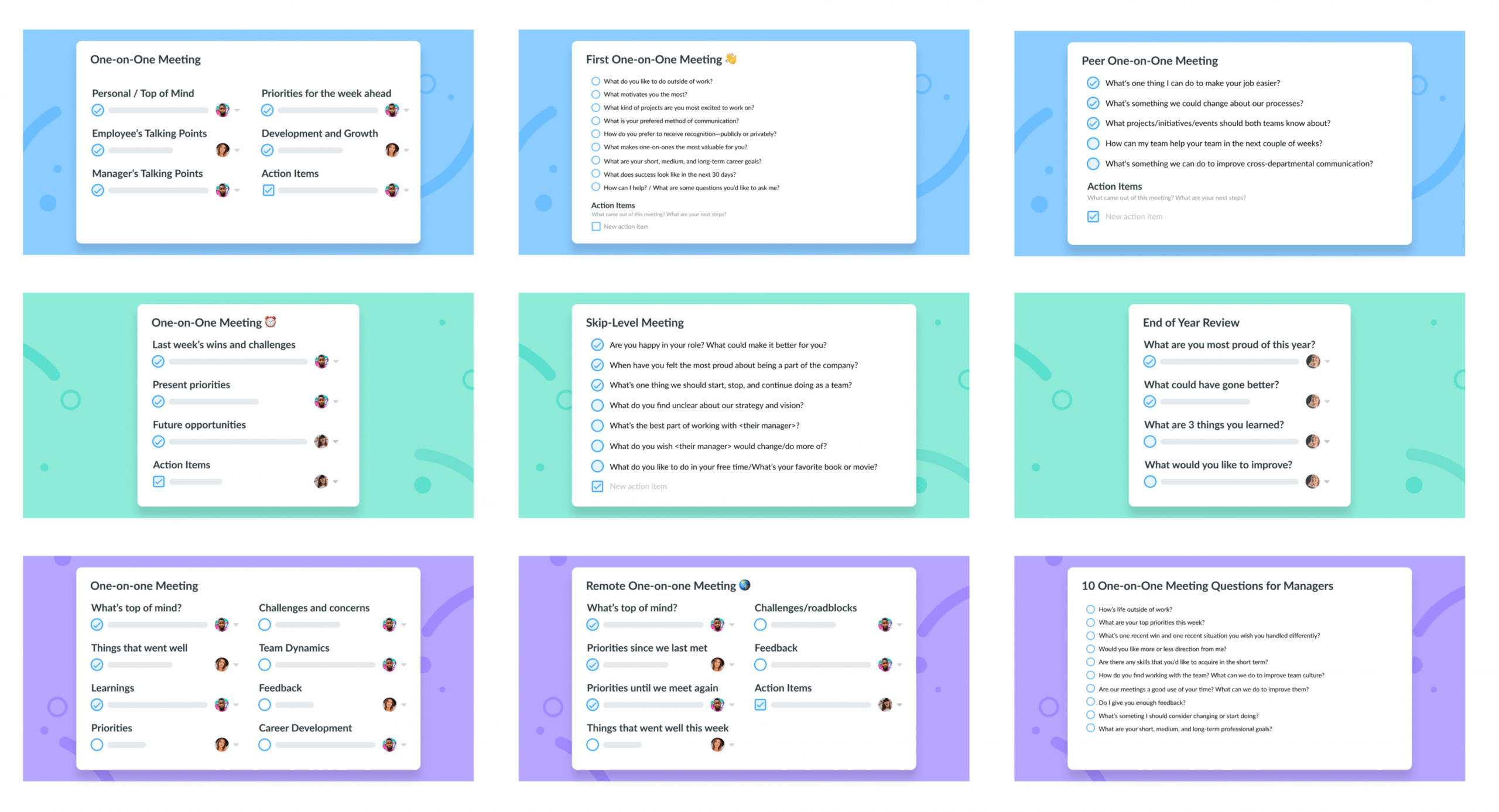 free 10 oneonone meeting templates for engaged teams  by one on one meeting agenda template free pdf