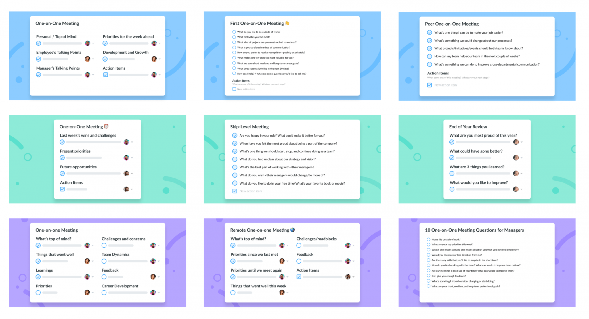 Free 10 Oneonone Meeting Templates For Engaged Teams By Weekly One On