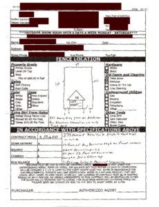 editable detailed fence proposal and estimate  infinity fence inc fence estimate template excel