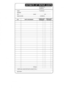 editable home repair estimate template  fill out and sign printable pdf template   signnow home improvement estimate template example