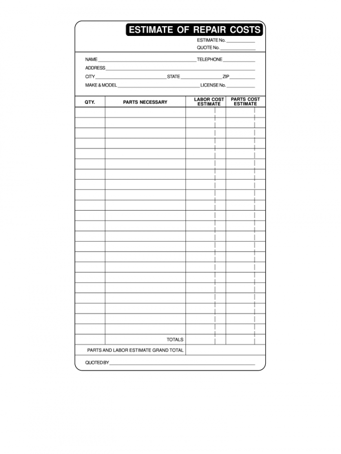 editable home repair estimate template  fill out and sign printable pdf template   signnow home improvement estimate template example