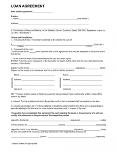 editable personal loan agreement templates template between friends promissory note template for personal loan doc