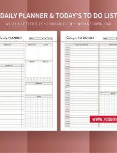 editable planner bundle daily weekly monthly planner notes to do agenda  printable planner template a4 letter size instant download agenda with notes template word