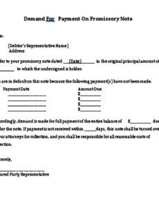editable printable demand note in 2020  notes template business demand note template sample