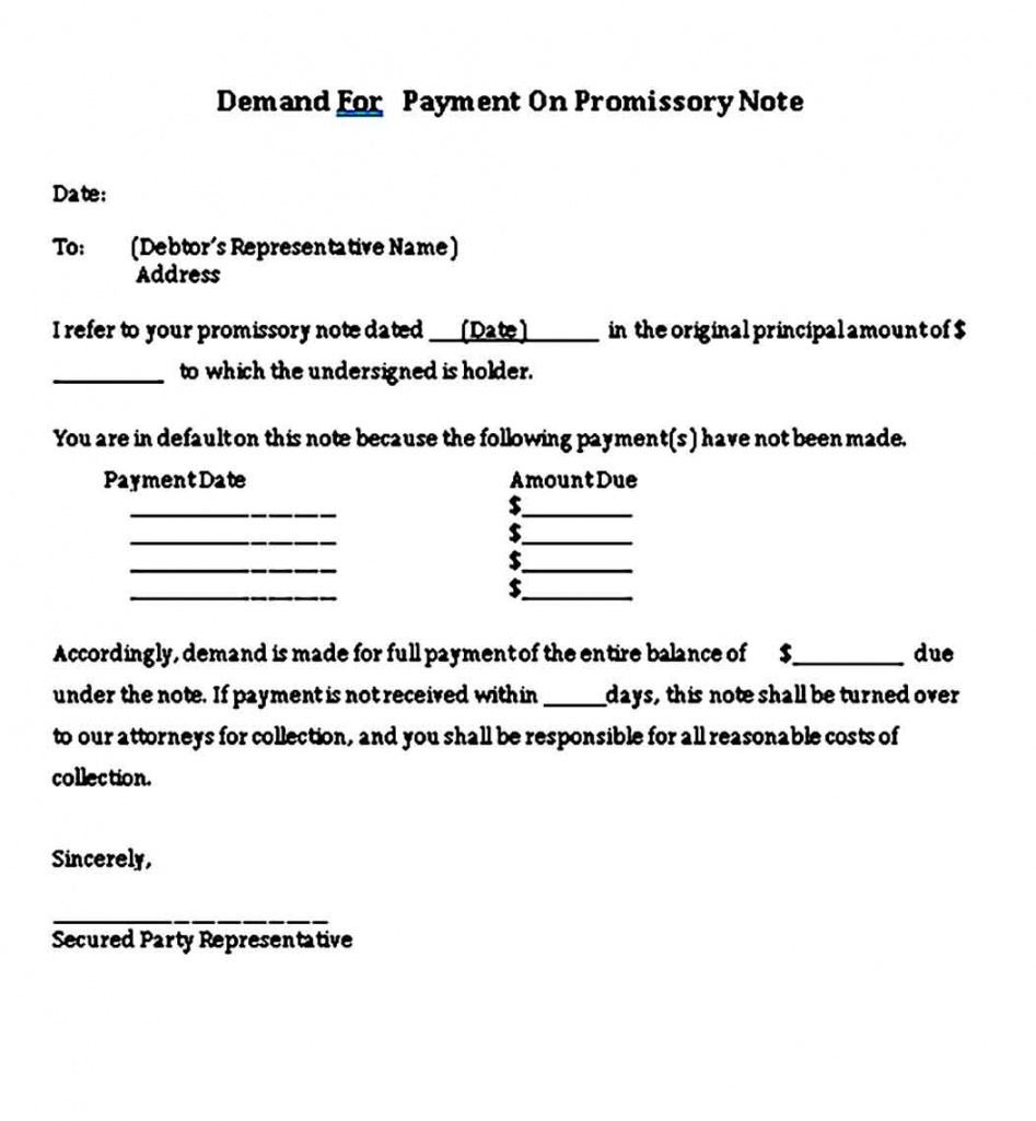 editable printable demand note in 2020  notes template business demand note template sample