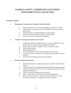 editable safety committee  fill online printable fillable blank safety committee agenda template