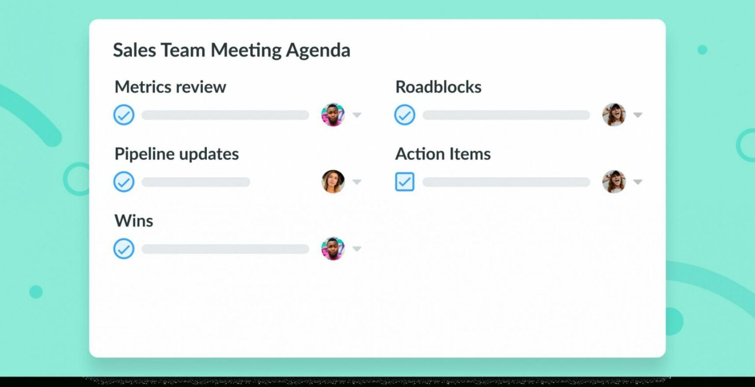 Editable Sales Meeting Agenda 5 Topics Amp Ideas To Improve Fun Meeting