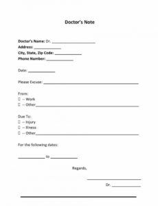 free 42 fake doctor&amp;#039;s note templates for school  work blank doctors note template example