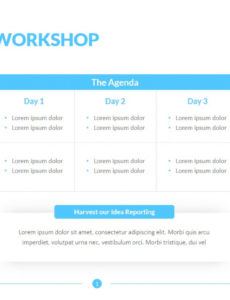 free agenda for workshop template  7000 slides  powerslides™ workshop agenda template pdf