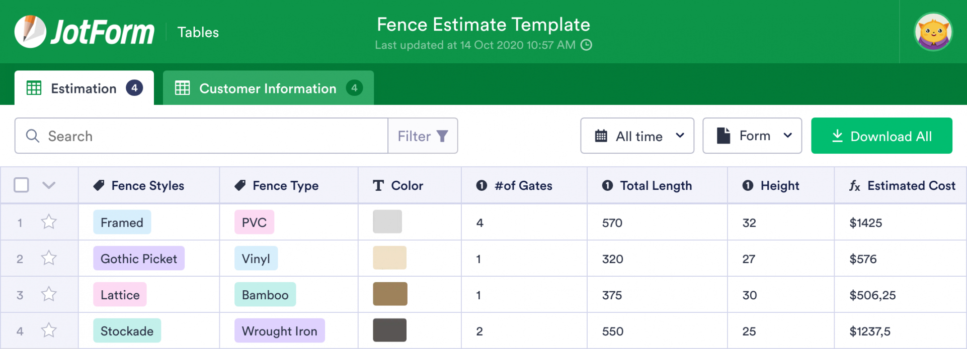 free-fence-estimate-plantilla-jotform-tables-fence-estimate-template-excel-idtcenter