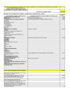 free free construction estimating spreadsheet template in 2020 home remodeling cost estimate template sample