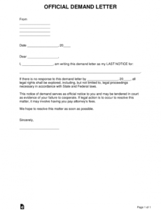 free free demand letter templates  all types with samples  word demand note template word