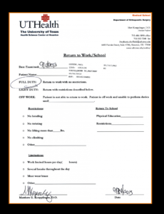 free hospital note work excuse template fake emergency emergency room doctor note template excel