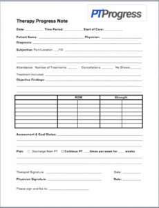 free how to write a progress note physical therapy soap note template pdf