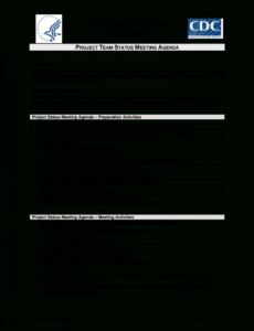 free template  project team meeting agenda  templates at for project meeting agenda template sample