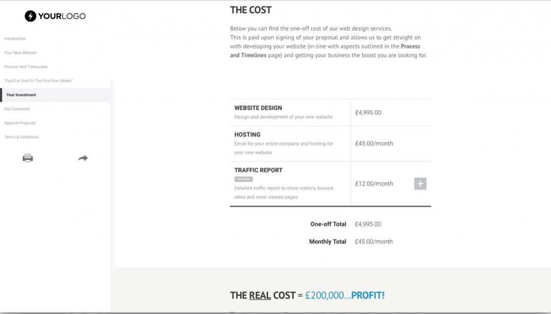 free this [free] website design proposal template won $155m of website development estimate template pdf