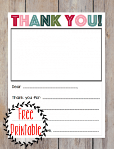 printable free printable christmas thank you note for kids!  teacher kids thank you note template