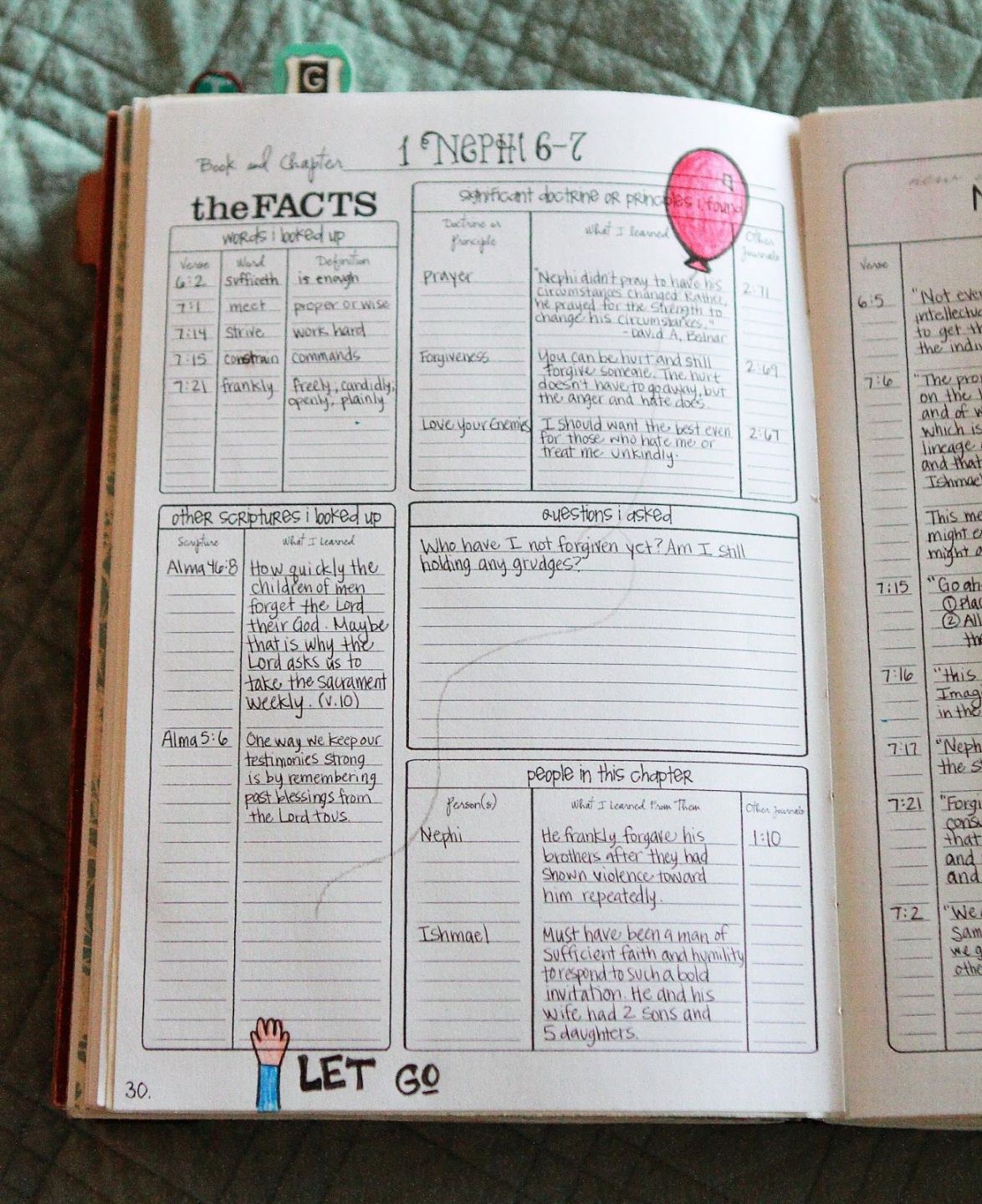 Bible Study Note Taking Template