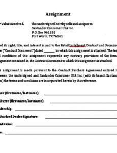 sample sample assignment of promissory note in 2020  promissory assignment of promissory note template doc