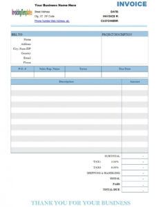 templates  electrician invoice template  free download electrician estimate template word