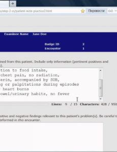 usmle step 2 cs patient note 1 chest pain step 2 cs patient note template excel