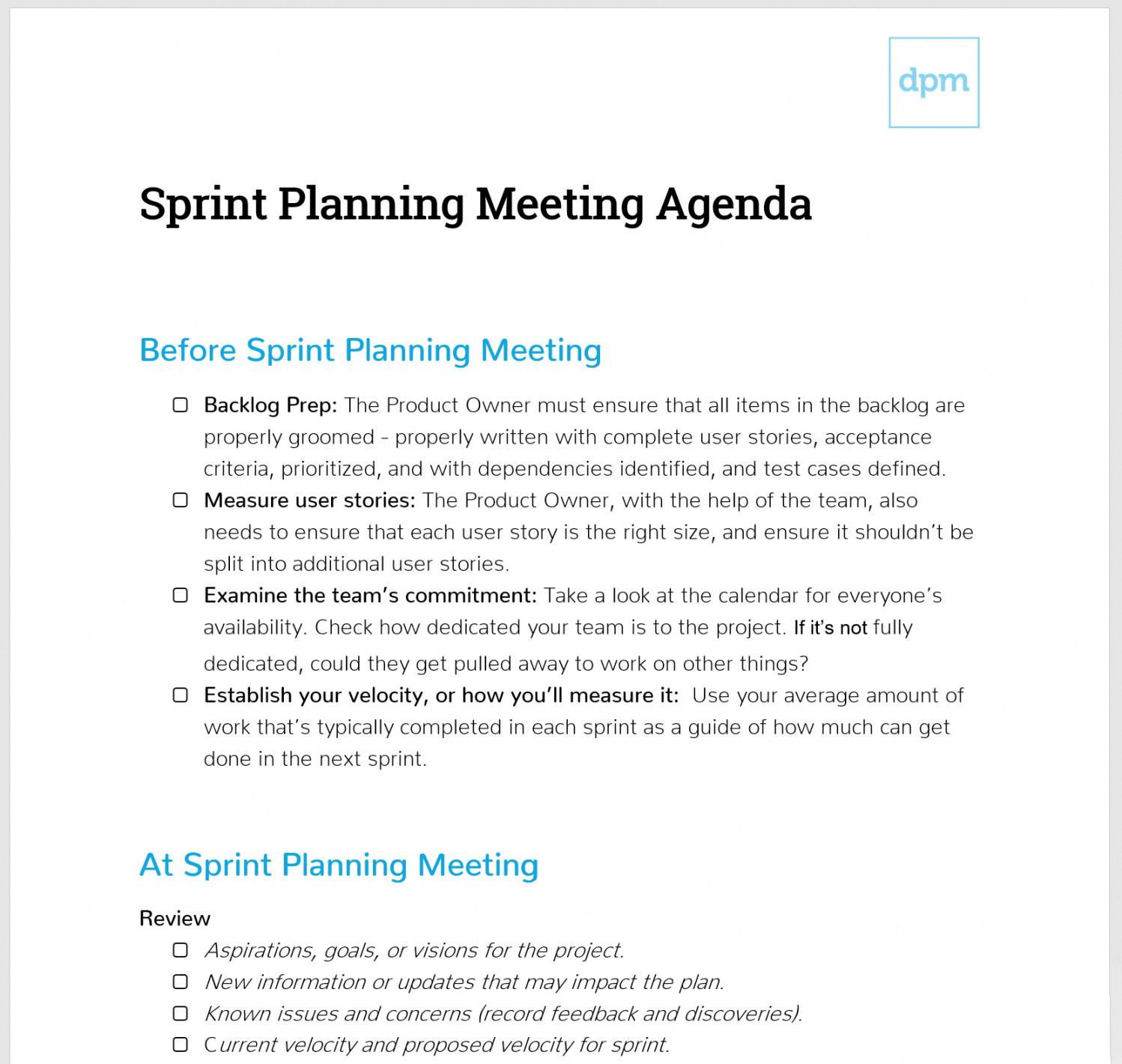 What To Call A Planning Meeting