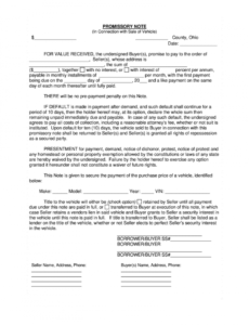 editable indiana reassignment form  fill online printable fillable vehicle promissory note template