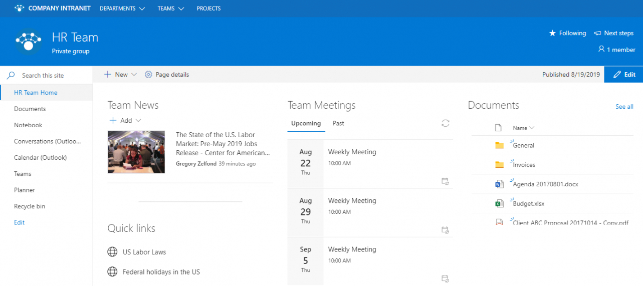 editable sharepoint site examples built with out of the box features sharepoint agenda template excel