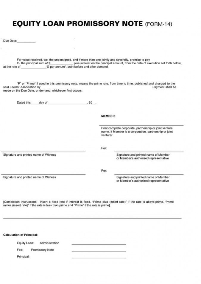 free 38 free promissory note templates  forms word  pdf with legal promissory note template