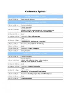 free conference agenda template free download call word ppt conference agenda template sample