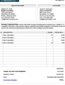 16 repair estimate template free download vehicle repair estimate template