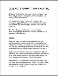 dap note example  counseling forms counseling techniques social work progress note template sample