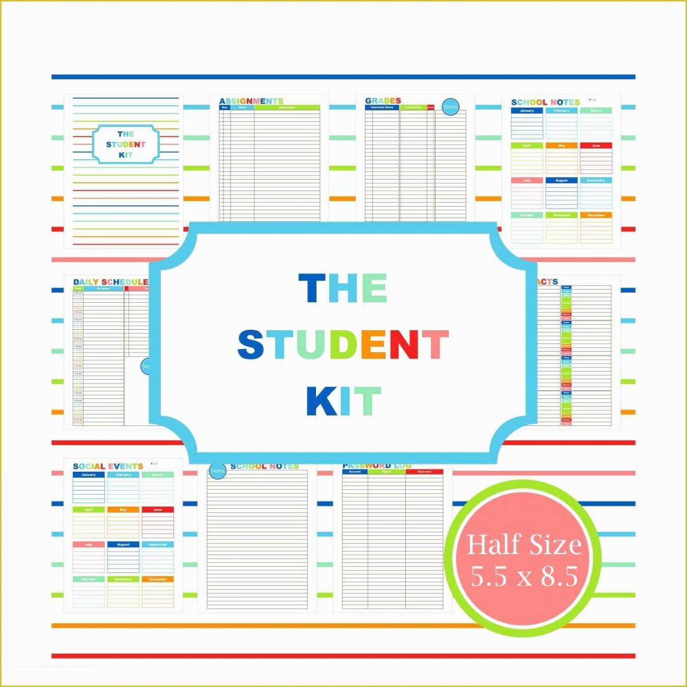 editable 51 student planner template free printable student agenda planner template example
