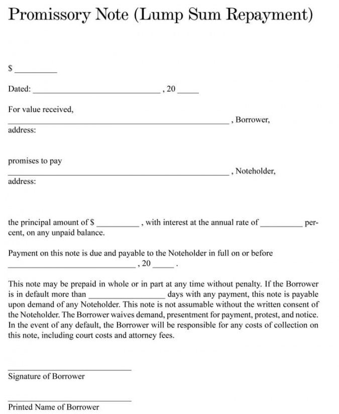 free 38 free promissory note templates  forms word  pdf commercial promissory note template excel