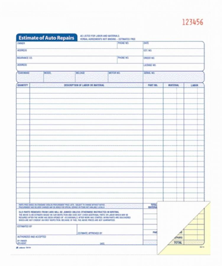 free 40 auto repair estimate template  desalas template vehicle repair estimate template excel