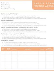 free 51 meeting agenda templates  pdf doc  free  premium team meeting agenda template