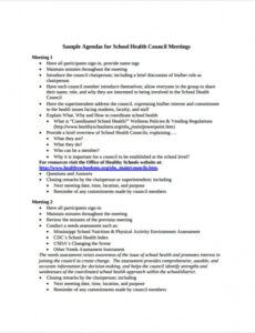 free 7 sample school agenda templates in pdf  ms word school board meeting agenda template