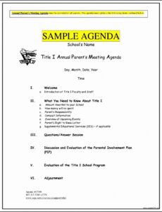 free 8 example of an agenda template  sampletemplatess sales meeting agenda template word sample