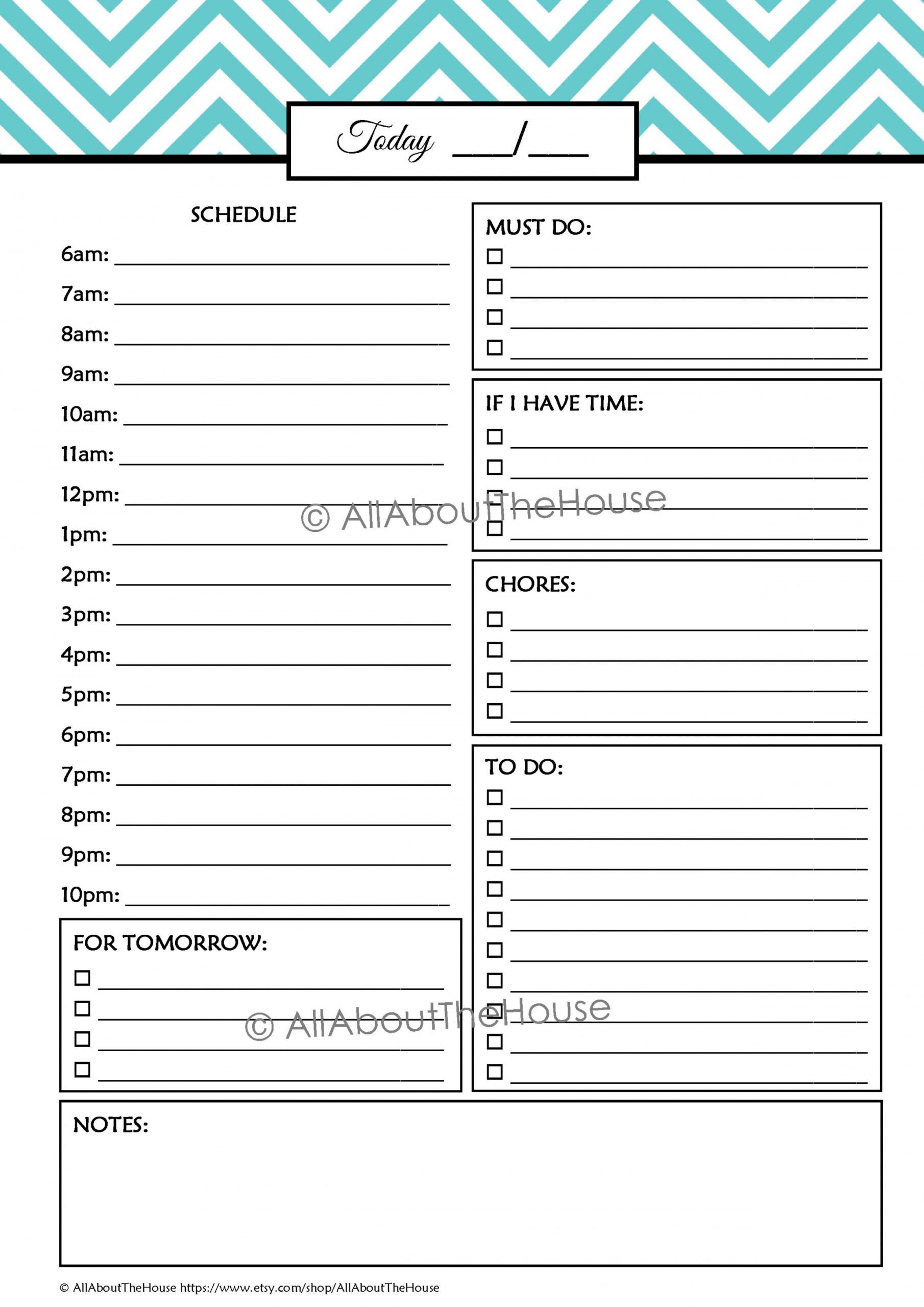 free printable college student planner  template business student agenda planner template doc