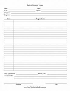 free progress notes 42  notes template therapy worksheets therapy session note template doc