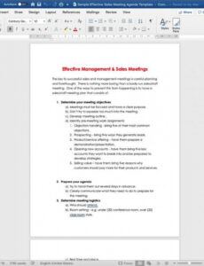 printable the secrets to amping up your sales meetings incl agenda sales meeting agenda template word excel