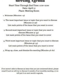 sample bluehost  meeting agenda meeting agenda template team meeting agenda template example