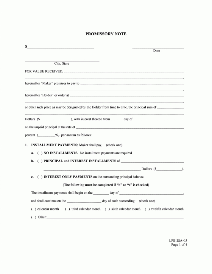 sample secured promissory note template  free printable documents line of credit promissory note template