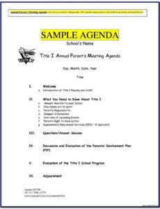 sample tailboard meeting form  vincegray2014 school board meeting agenda template sample