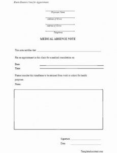 urgent care doctors note template beautiful 5 doctor s urgent care doctor note template pdf