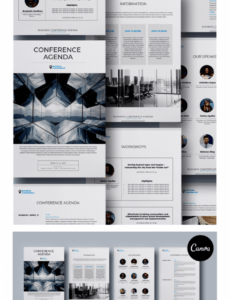 8page conference agenda canva template for presentation design workshop agenda template doc